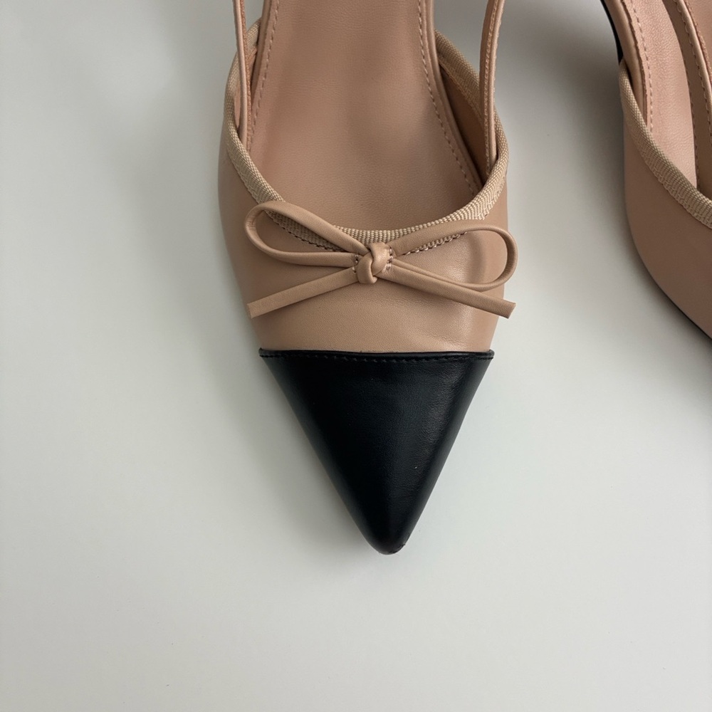 Elegant Black and Tan Women's Heels